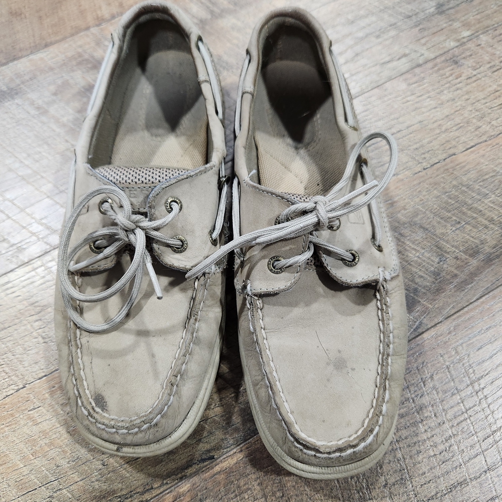 Womens Sperry Tan Boat Shoes